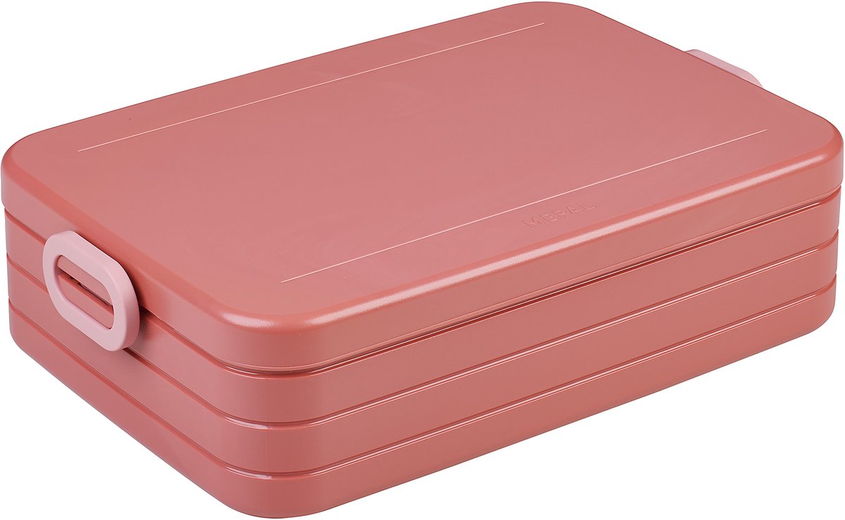 rooster, pink case, lunchbox, plastic box, rectangular case