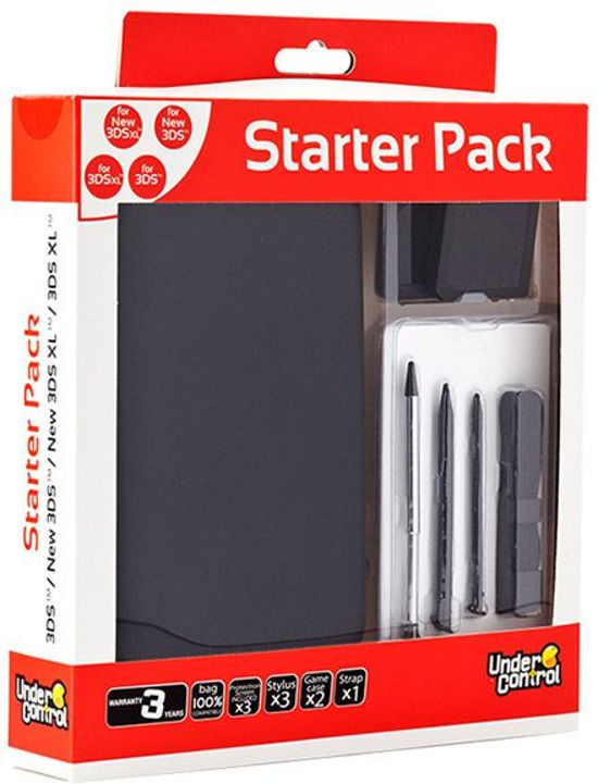 Koopjeshoek - Under Control - Starter Pack voor de New 3DS / 3DS XL / New 3DS / 3DS - Zwart