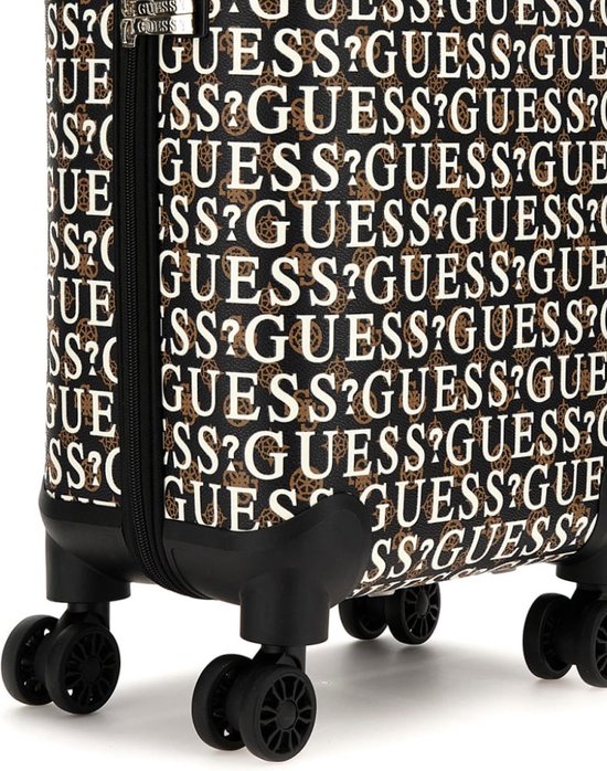 Guess Stark 18 in 8 Wheeler Dames Reiskoffer - Brown Multi - One Size