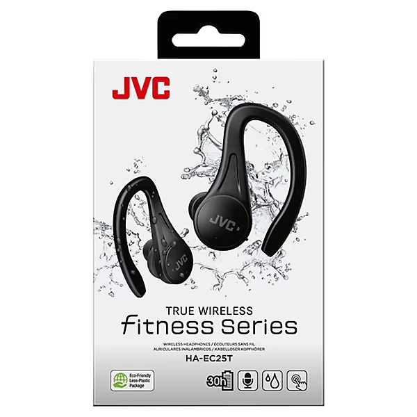 JVC HA-EC25T Fitness True Wireless Oordopjes - Zwart