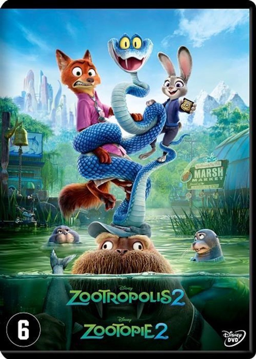animatie, film, Zootropolis, Zootopie, dvd, familiefilm, beesten, onderschrift, scene, cover