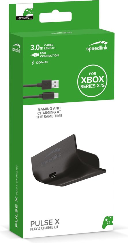 Speedlink Xbox Series X Pulse X Play + Charge Kit - Zwart