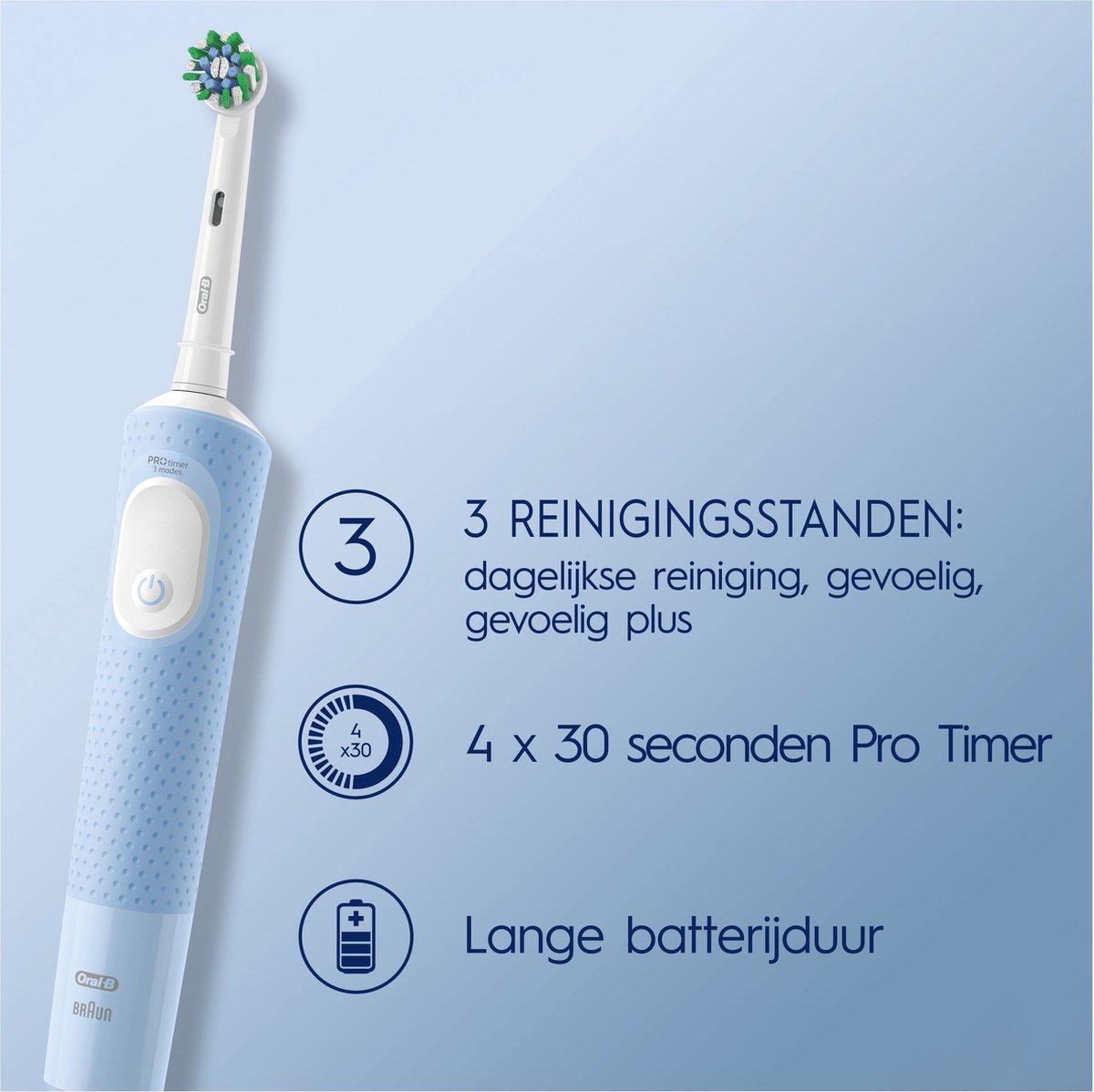 Oral-B Vitality Pro - Blauw - Elektrische Tandenborstel