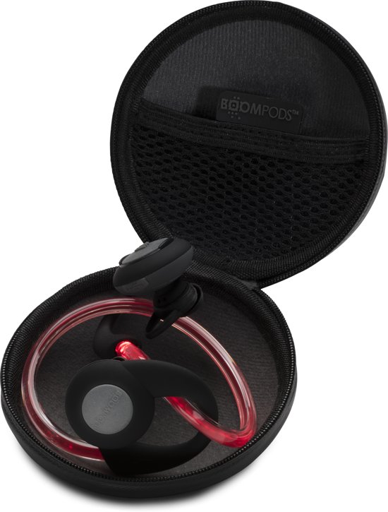 Demomodel- Boompods Sportbods Vision In-Ear Lichtgevende Sports Koptelefoon Rood