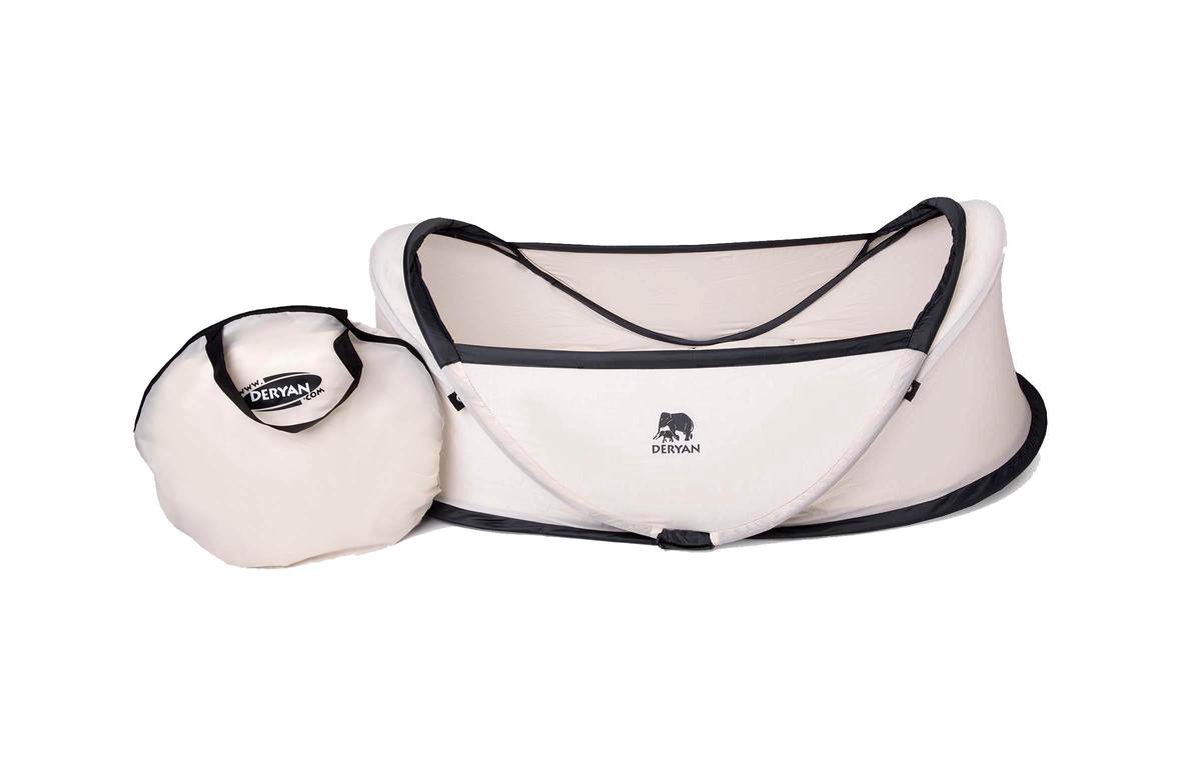 DERYAN Infant BabyBox Campingbedje - Cream - Katoen