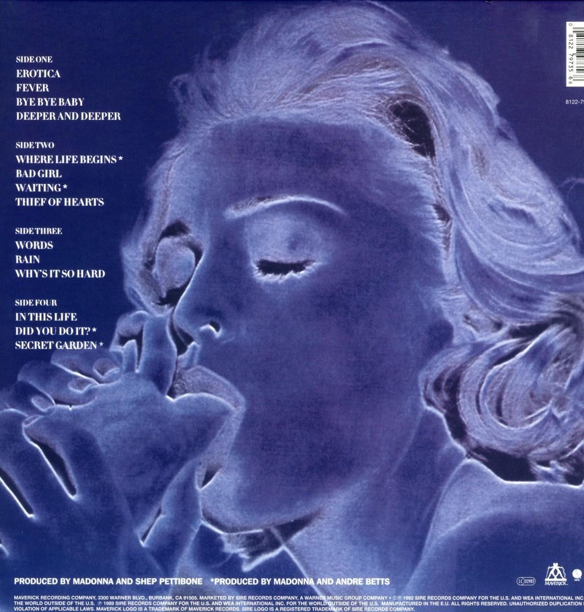 Madonna - Erotica (LP)