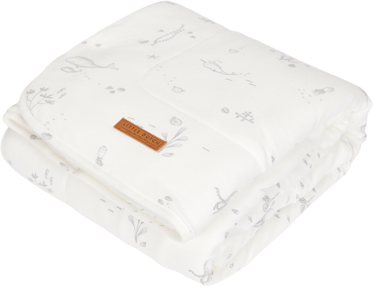 Little Dutch Wiegdeken Pure & Soft - Ocean White