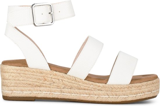 POSH by Poelman - mt 39 - JUNE - Dames Sandalen - Wit