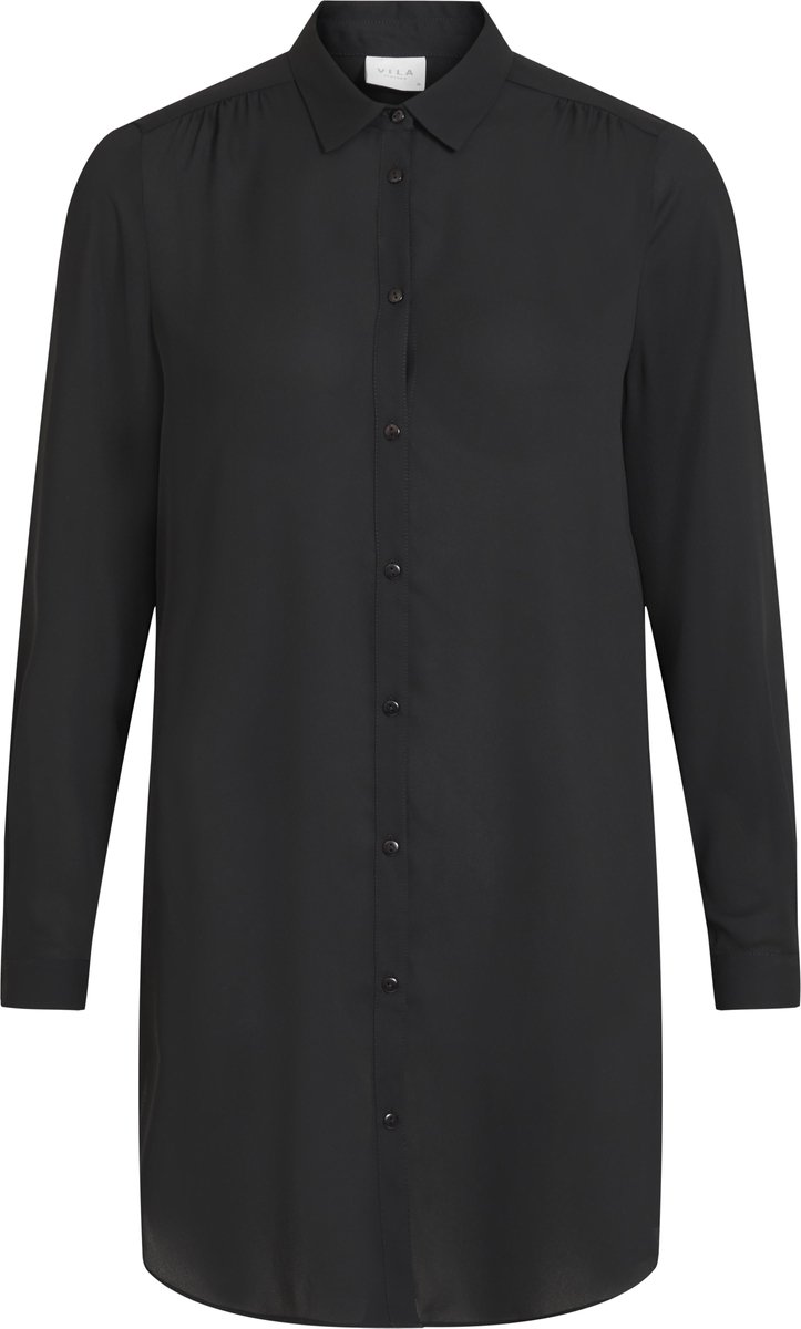 VILA VILUCY BUTTON LS TUNIC - 44 - NOOS Dames T-Shirt