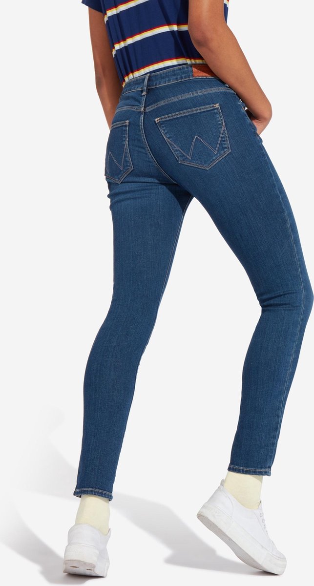 Wrangler - Maat W25 X L32 - Skinny fit Dames Jeans