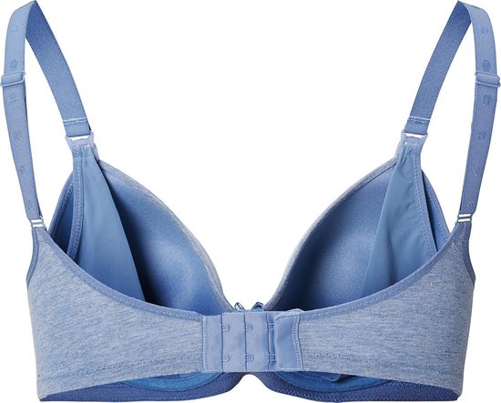 Noppies Voedingsbeha - 80E - Cotton Comfort - Blue Melange