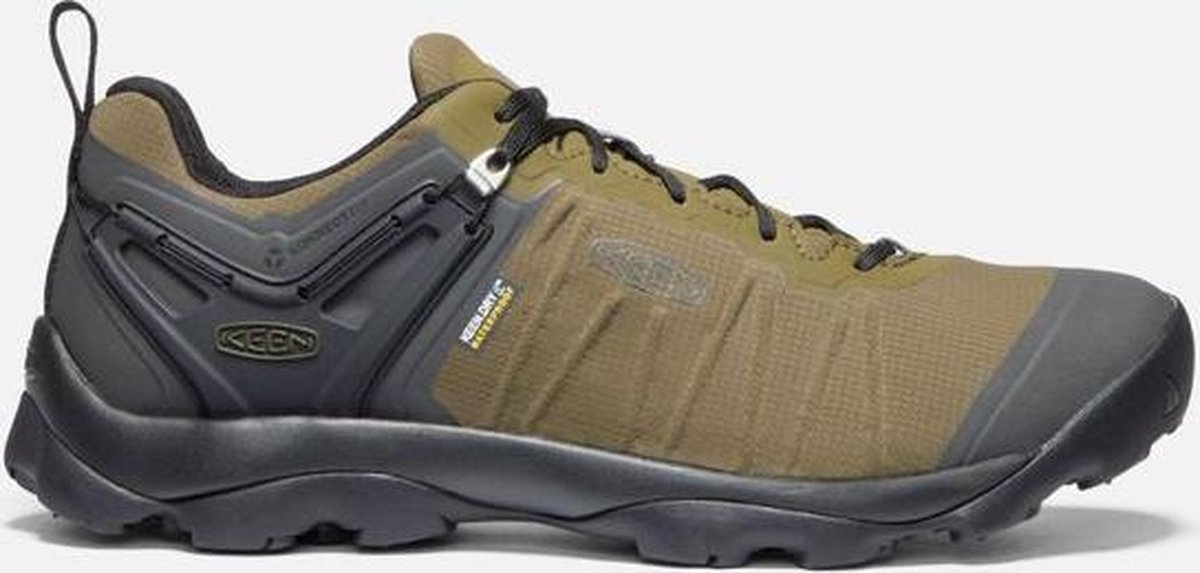 wandelschoenen, hike sneaker, sandkleur, grijs accenten, veterschoenen