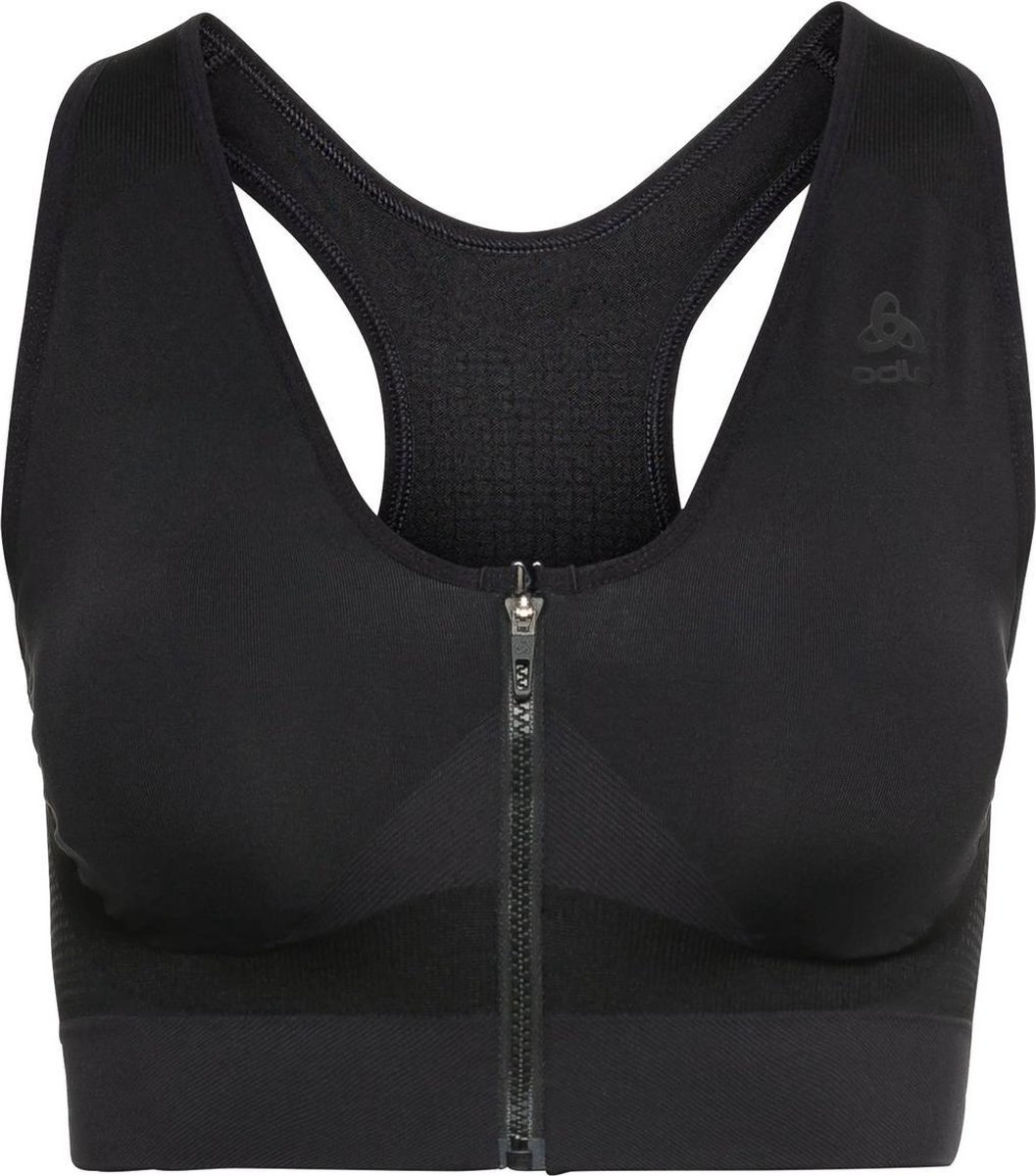 ODLO - maat M - Seamless High Sport Bra - Sportbeha - zwart