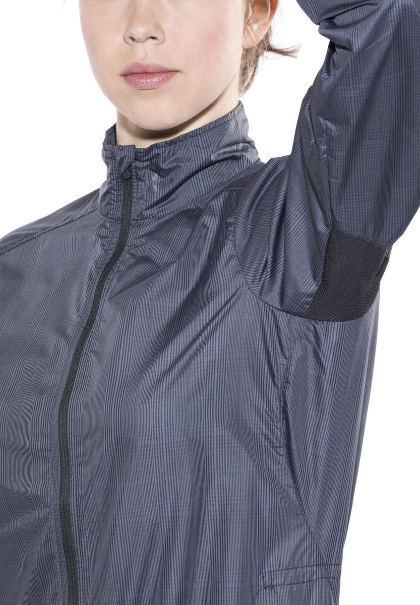 Craft Ride Windbreaker Fietsjas - Maat L - Vrouwen - grijs