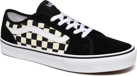 Vans Filmore Decon - 40 - Checkerboard Heren Sneakers - Black/Whte