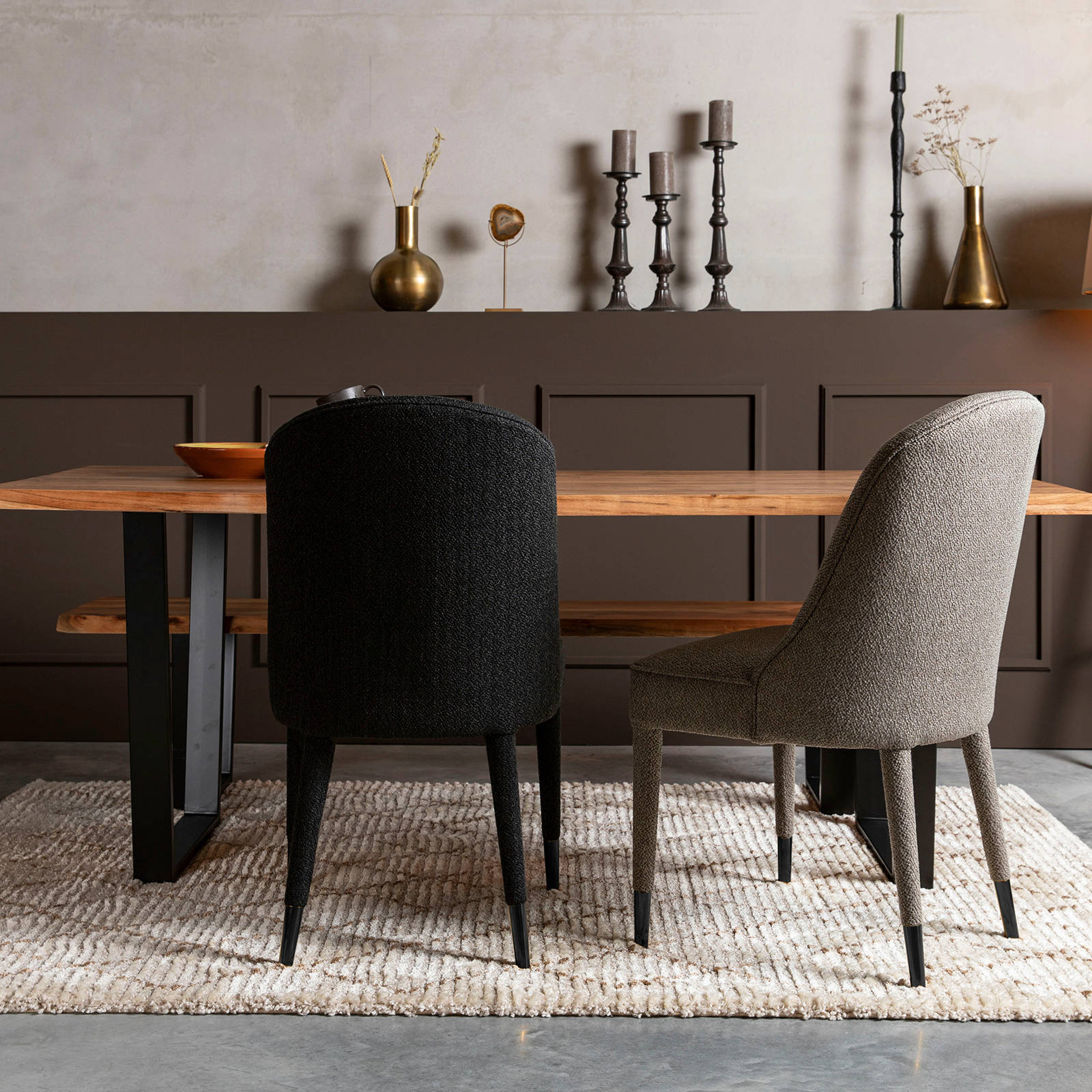 Dutchbone eetkamerstoel Burton - set van 2