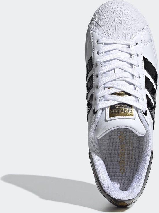 adidas Superstar Bold W. - Maat 40 2/3 - Dames Sneakers - Ftwr White/Core Black/Gold Met