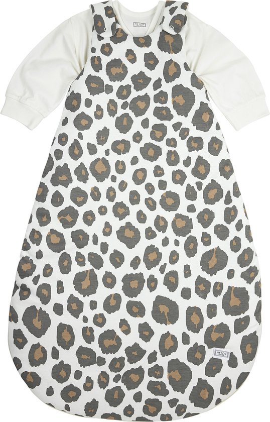 Meyco Baby Panter baby slaapzak rond tweedelig - neutral - 56/62