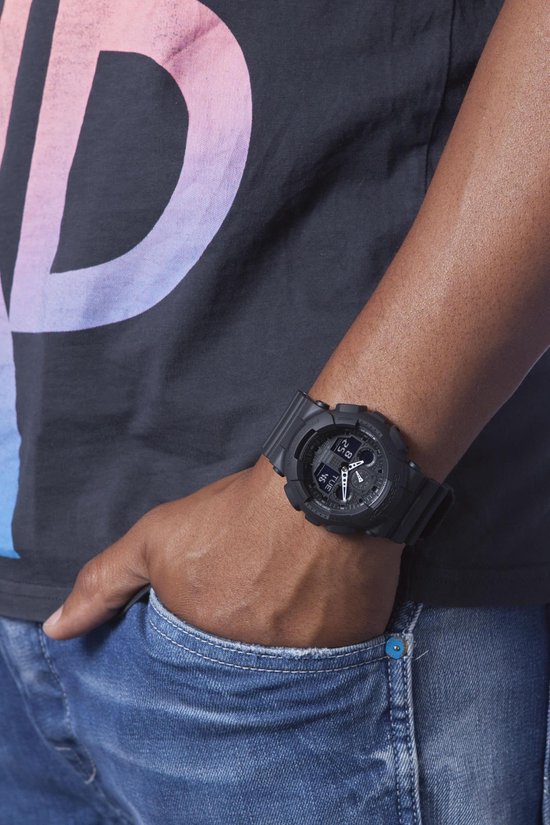 Casio G-Shock GA-100-1A1ER Herenhorloge 52 mm - Zwart