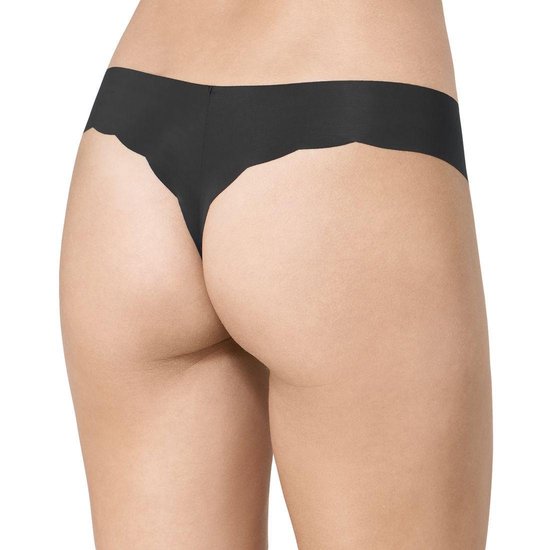 sloggi ZERO Microfibre Dames Hipstring Microvezel - Zwart - Maat L