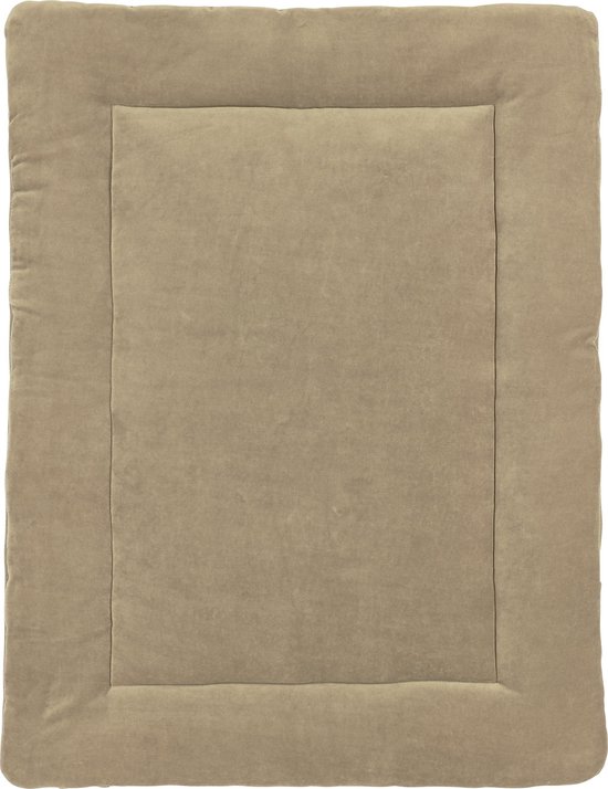 Meyco Baby Knots boxkleed - taupe - 77x97cm