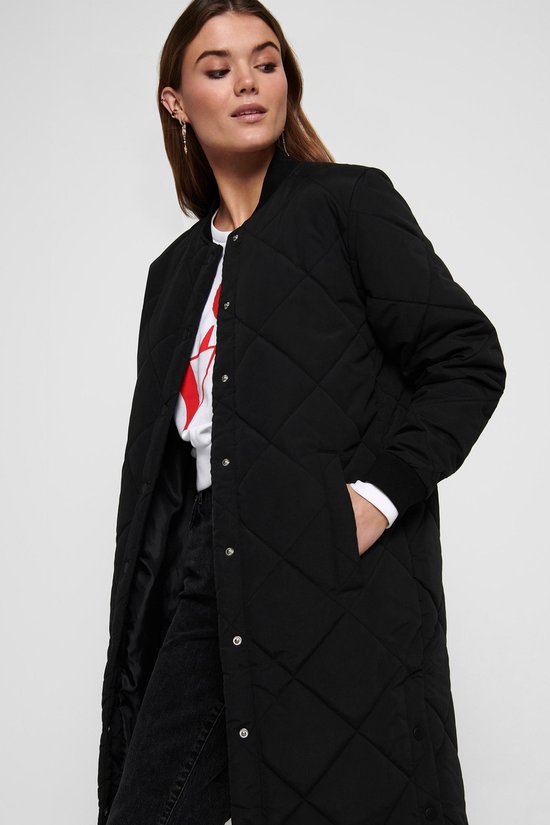 JDY Maat L  JDYDIANA QUILT LONG JACKET OTW HAB Dames Jas