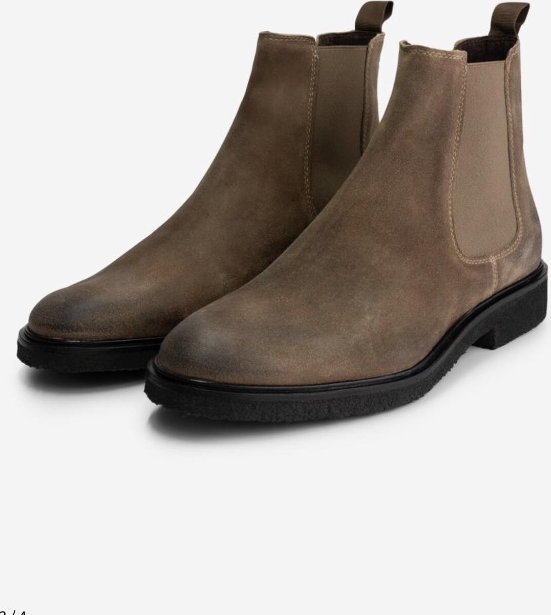 Goosecraft - Maat 43 - Chet Crepe Heren Chelsea Boots - Beige