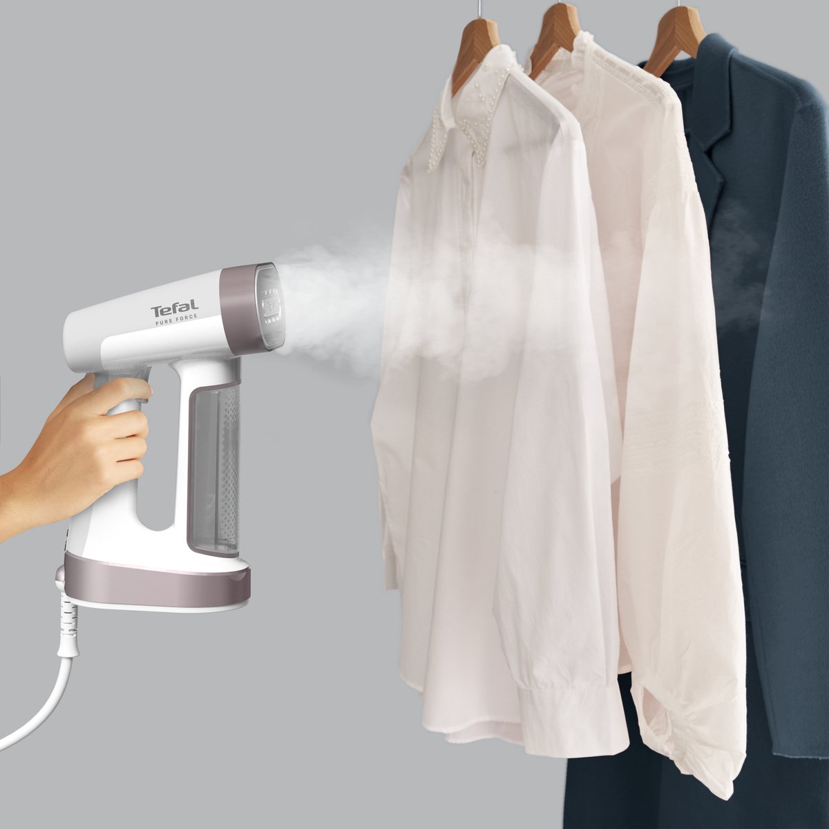 Tefal Pure Force Kledingstomer Stoomapparaat kleding
