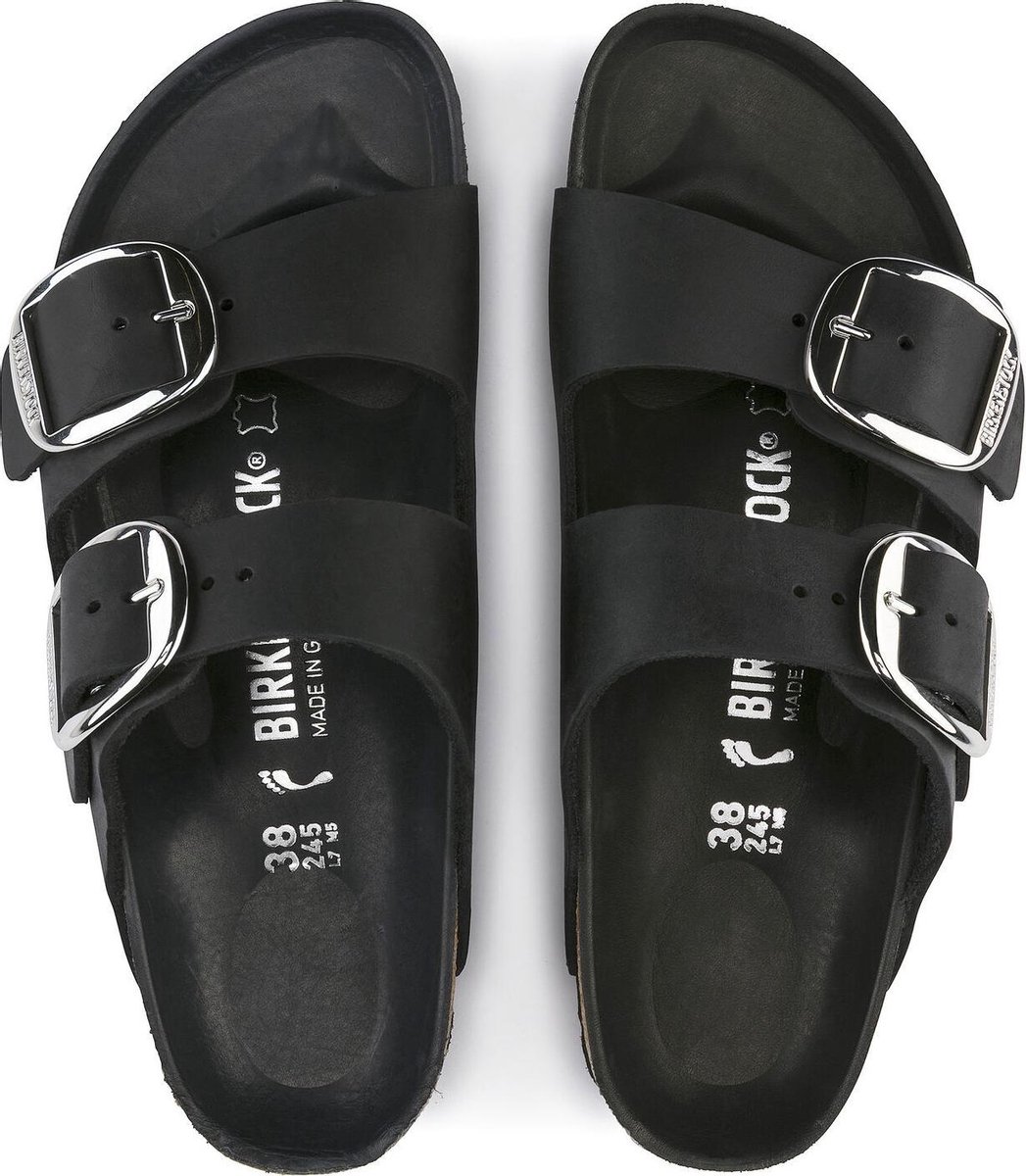 Birkenstock - Maat 42 - Arizona Black narrow Big Buckle