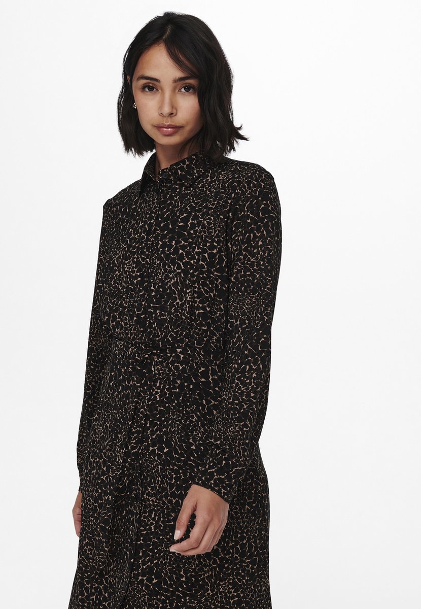 ONLY ONLBRANDY L/S MIDI SHIRT DRESS WVN - XS - Dames Jurk