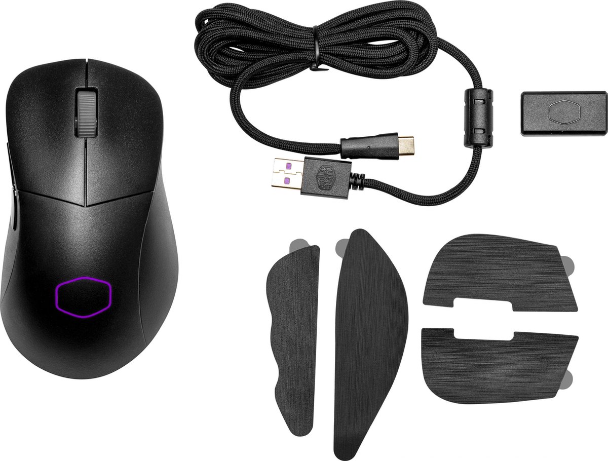 Cooler Master MM731 Hybride Gaming Muis - Black Matte