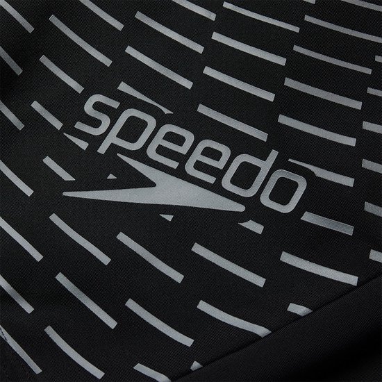 Speedo Maat L Medley Logo Jammer Zwart/Grijs Heren Sportzwembroek