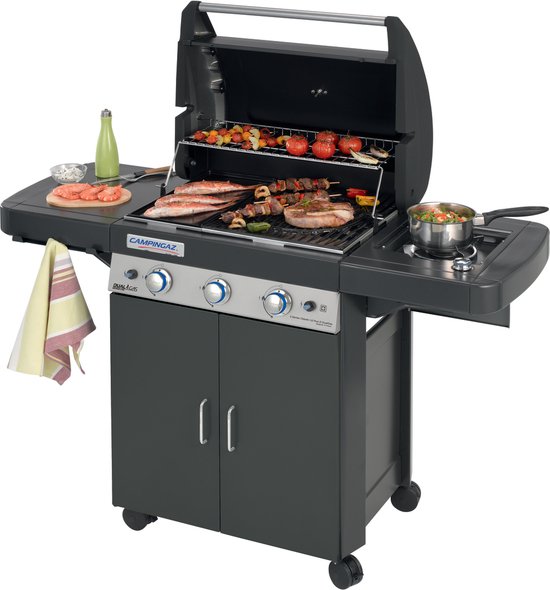 Campingaz 3 Series Classic LS Plus Black Gasbarbecue - buitenkeuken met 3-Branders - Zwart