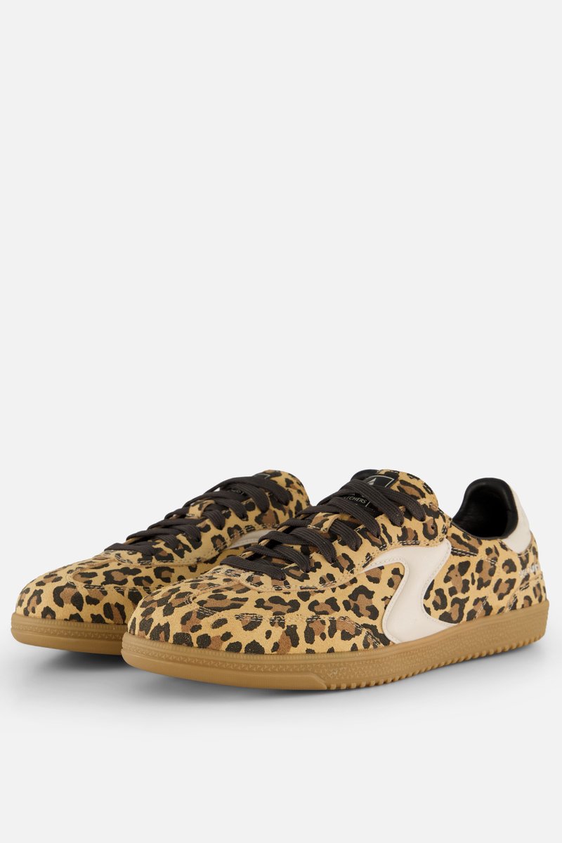 sneaker, leopard, animal print, low-cut, gum sole