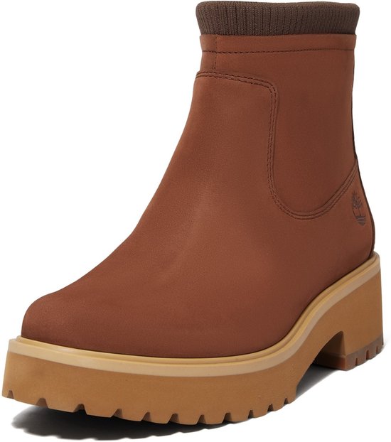 stoer, bruine boots, ankleboot, enkellaars, rubberzool