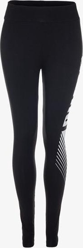 PUMA  - Maat XL - ESS+ Graphic Leggings Legging Dames - Puma Black