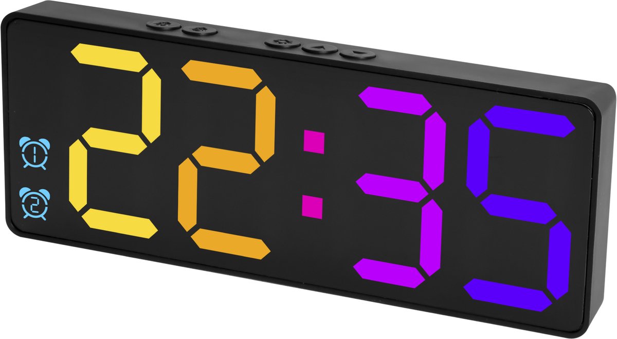 digitale klok, LED klok, alarm klok, tijdsweergave, digitale wekker