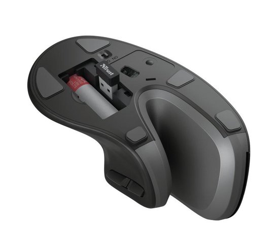 Trust Verro - Draadloze Muis - Ergonomisch - Zwart