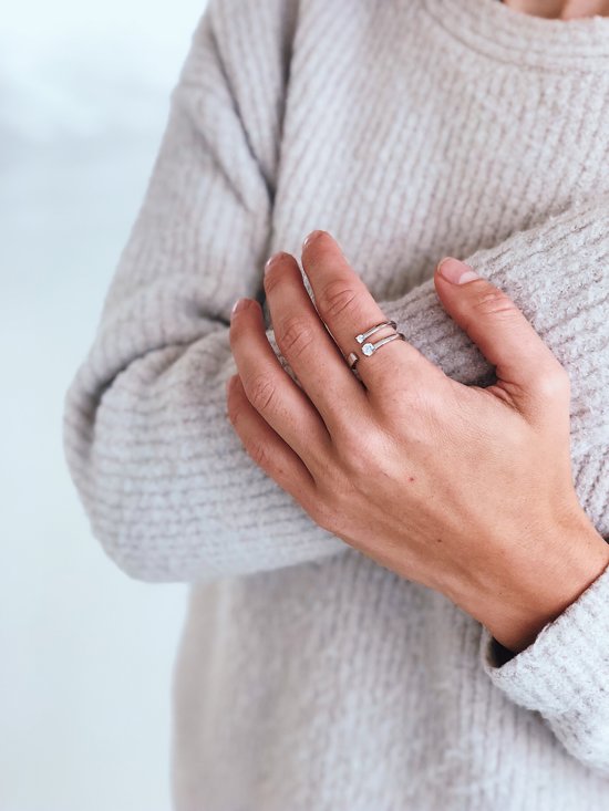 Esprit Lure ring - Zilver - Zilverkleurig - Maat 17.00