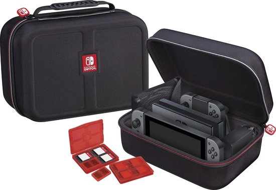 Game Traveler Nintendo Switch Officiële Deluxe Opbergtas - Consolehoes - Zwart