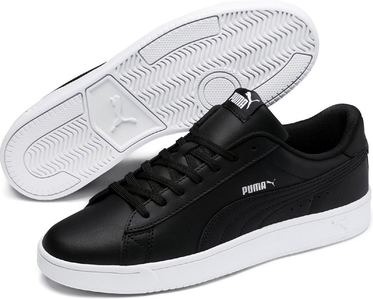 PUMA Court Breaker Derby L  - Maat 40 -Sneakers Unisex - Puma Black / Silver / Puma White