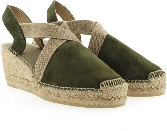 Toni Pons Tona Dames Espadrilles - khaki - maat 37