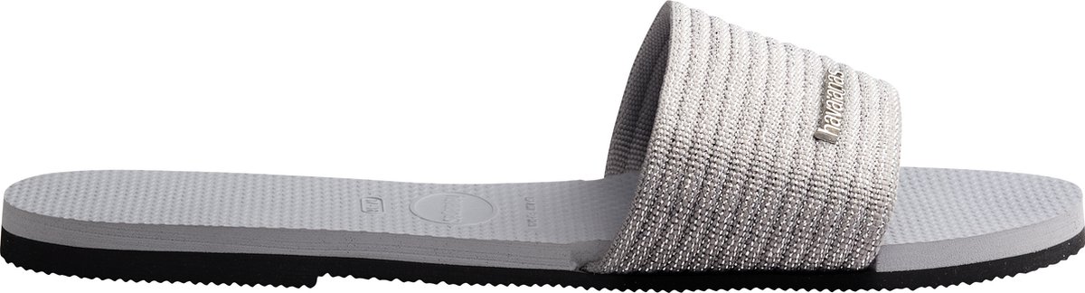 Havaianas - maat 39-40- You Malta Metallic Dames Slippers - Ice Grey