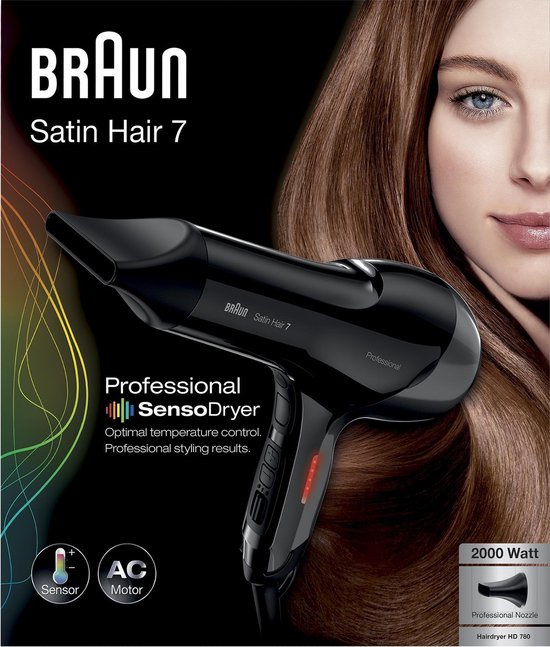 Braun HD 780 - Haardroger - Zwart