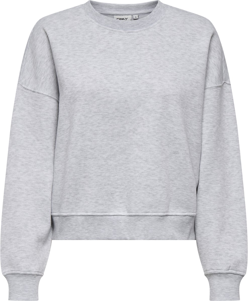 trui, sweatshirt, grijs, oversized, katoenblend
