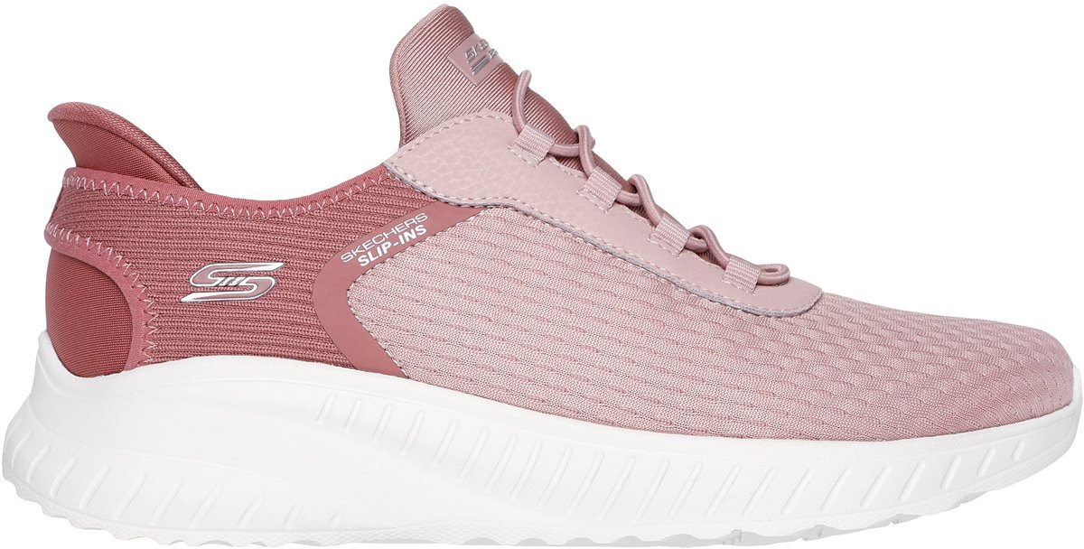sneaker, roze, mesh, trainingschoen, slip-in stijl