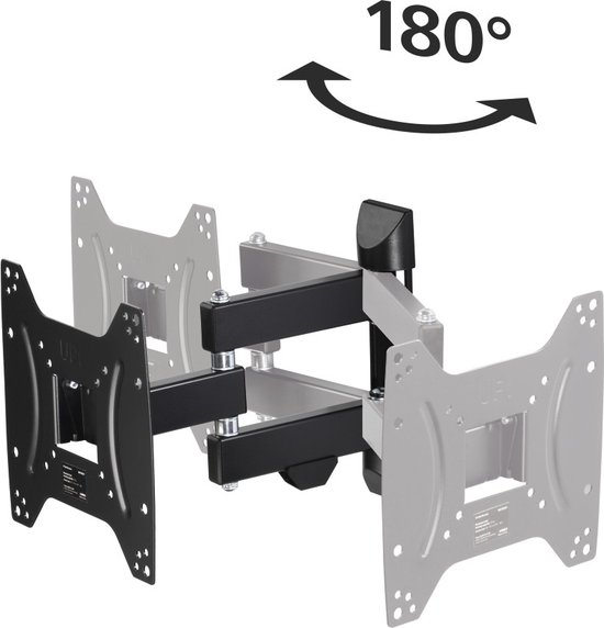 Hama TV-muurbeugel volledig beweegbaar 1 ster 2 armen VESA 200x200 zwart