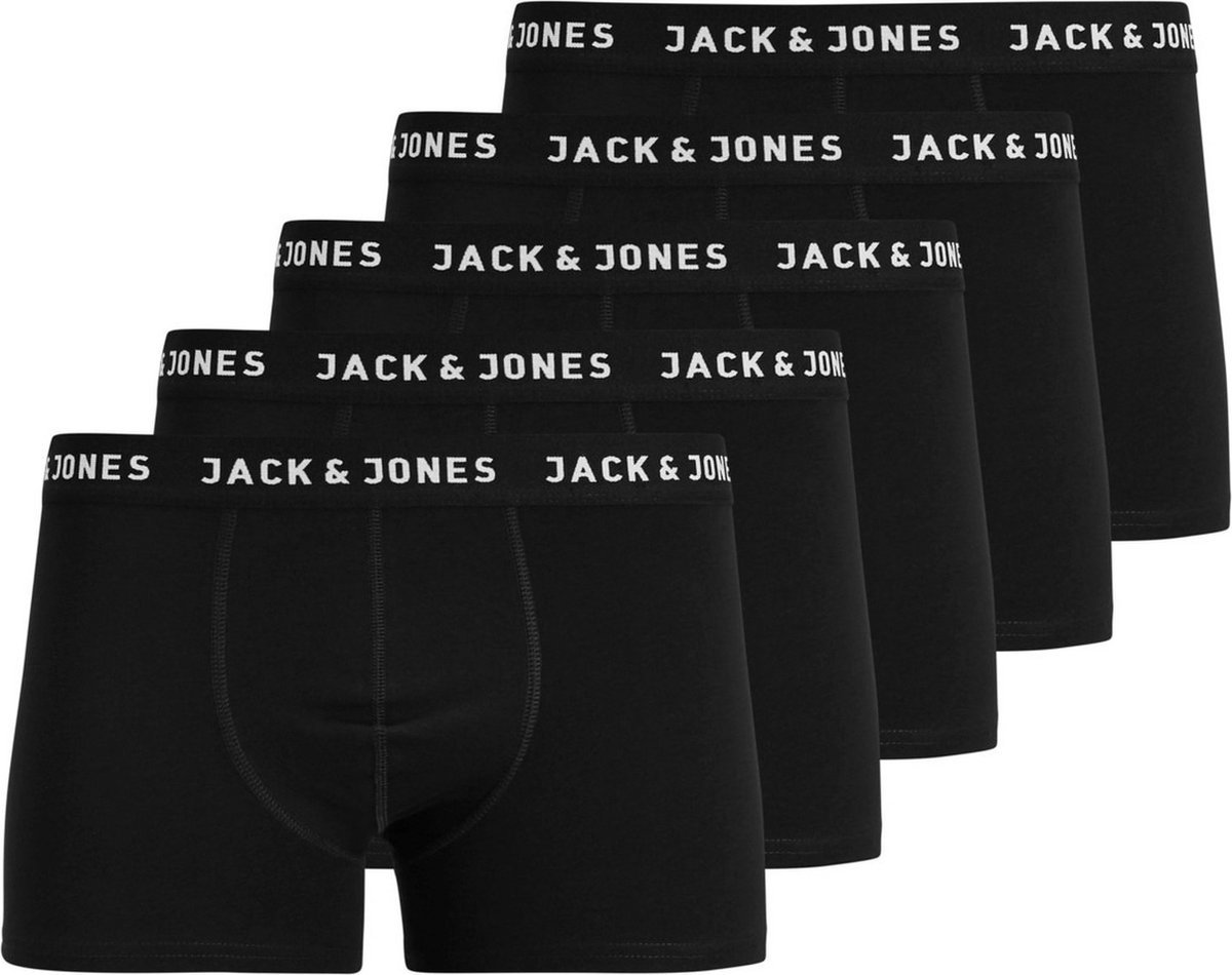 JACK & JONES Maat 164 - JACHUEY TRUNKS 5 PACK NOOS JNR - Jongens - Trunks