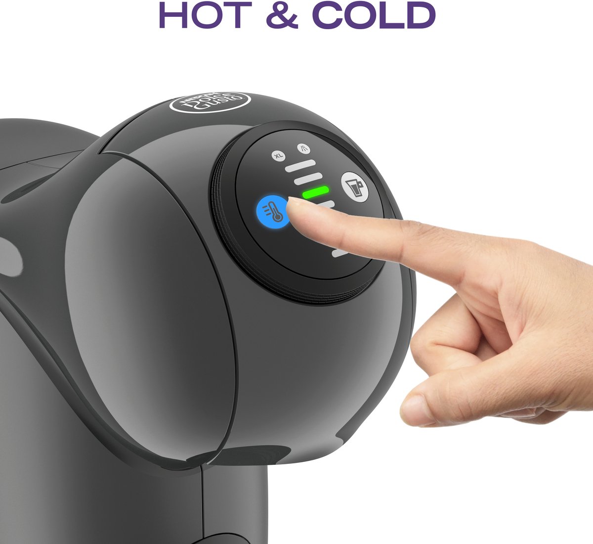 Krups Dolce Gusto Genio S YY5895FD – Capsule Koffiemachine – 15 bar – Grijs – Zonder melkopschuimer – Bundle 2x NEO Espresso Lungo + NEO Capsule Adapter
