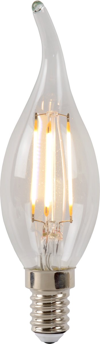 Lucide LED BULB - Filament lamp -  3,5 cm - LED Dimb. - E14 - 1x4W 2700K - Transparant